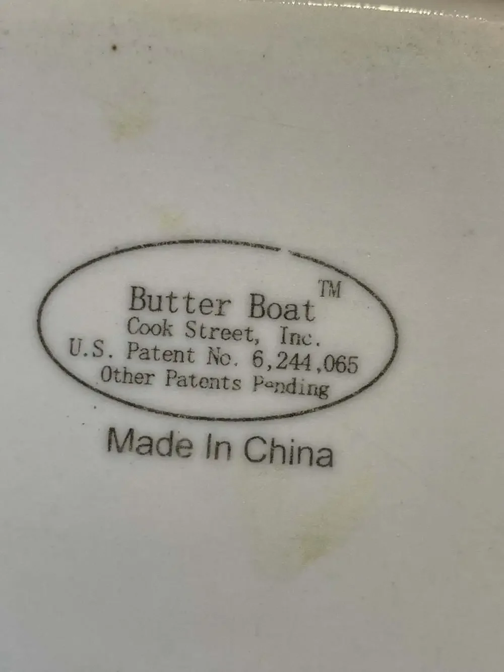 Cook Street Fruit Design Butter Boat Covered Dish